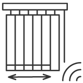 Motorised Vertical Blinds Icon