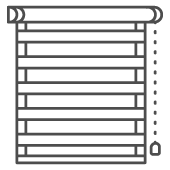 vision roller blind icon
